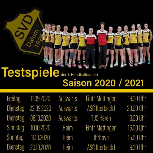 Testspiele 1.Damen