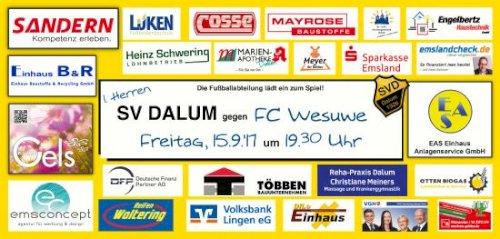 Sv Dalum vs. Wesuwe