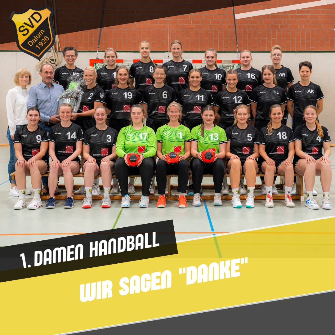Handballdamen im neuen Outfit