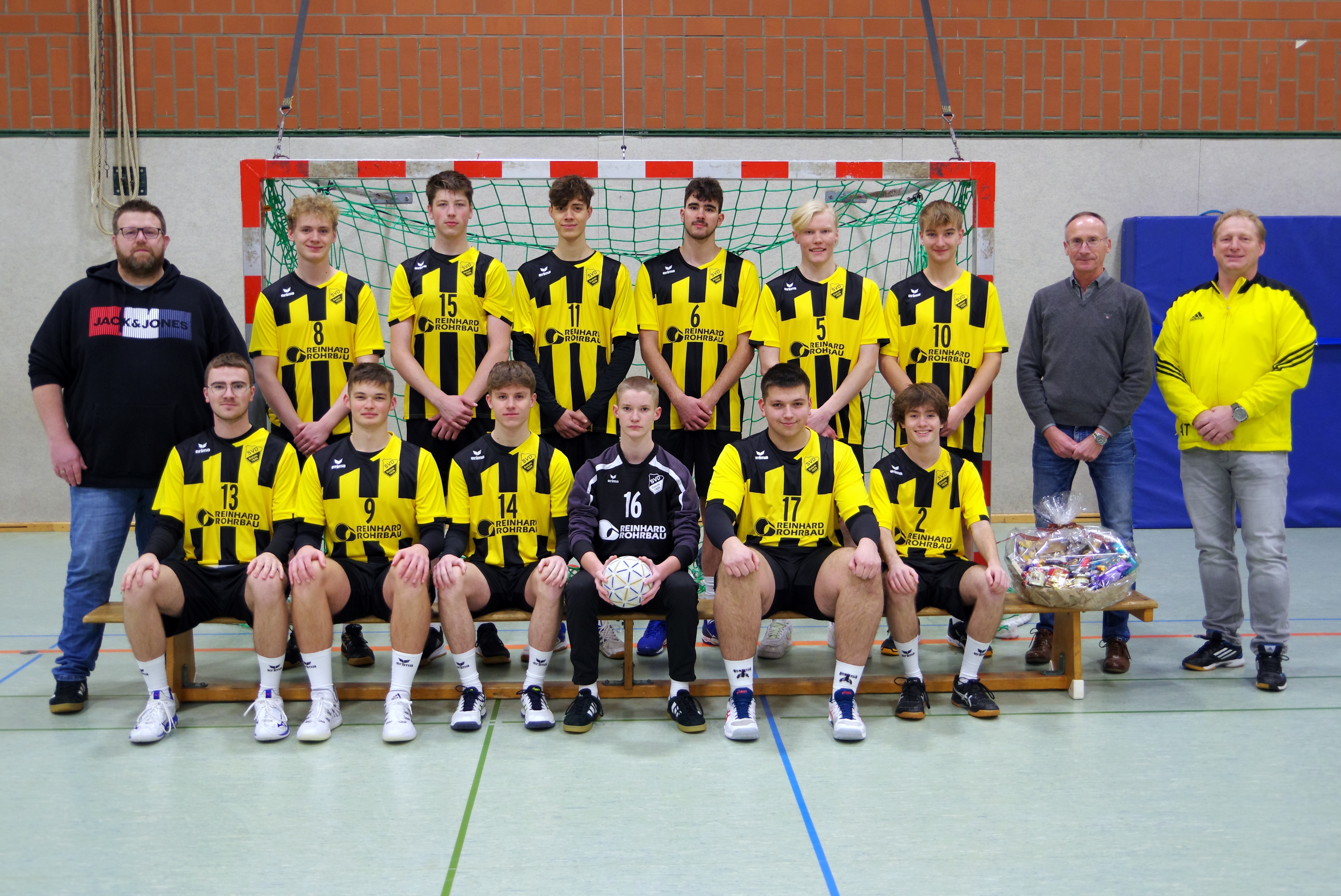 Die Handball A-Jugend sagt Danke