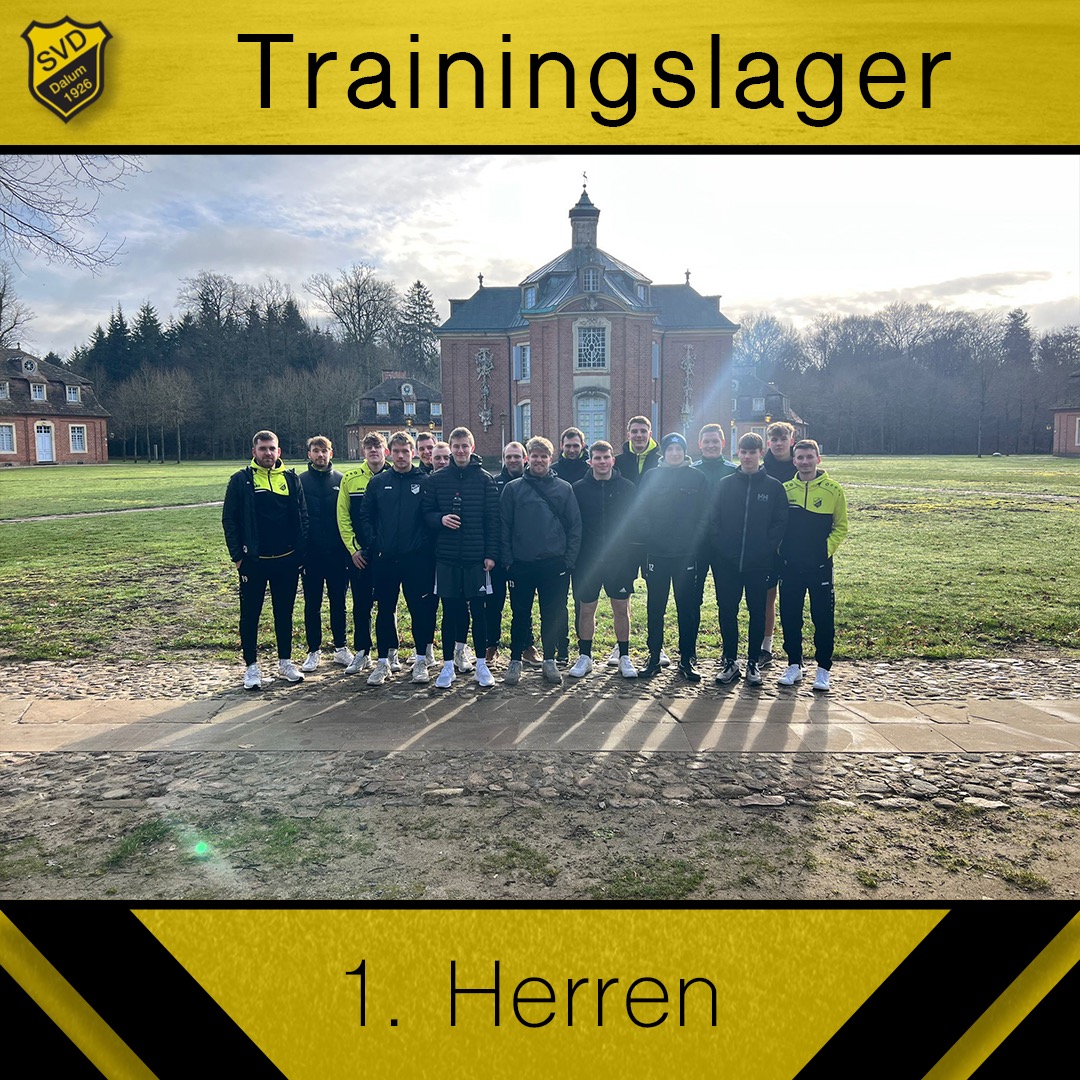 Trainingslager der 1.Herren in Sögel!