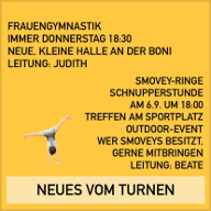 Neues vom Turnen