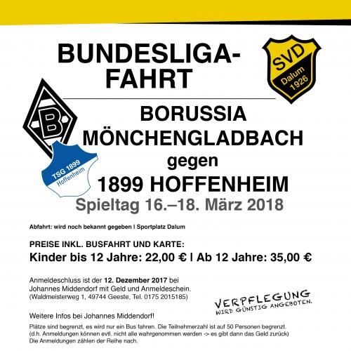 Bundesligafahrt 2018