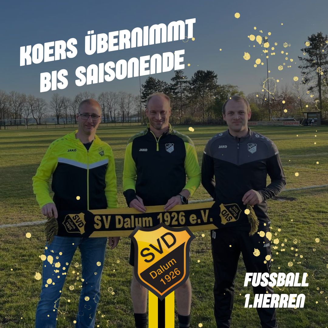 Koers übernimmt beim SVD bis zum Saisonende!