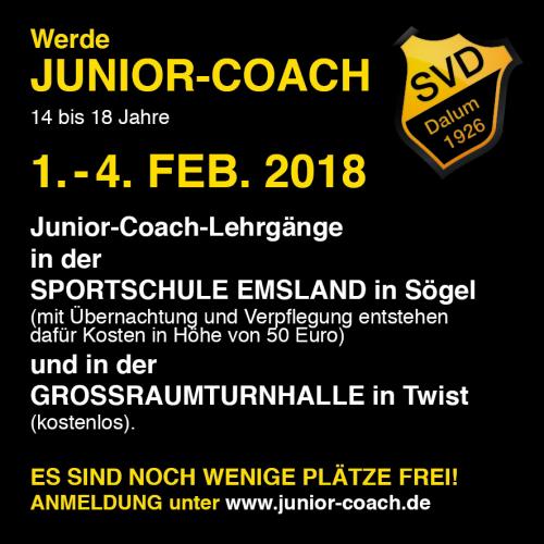 Werde Junior-Coach!